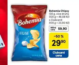 Tesco Bohemia chips nabídka