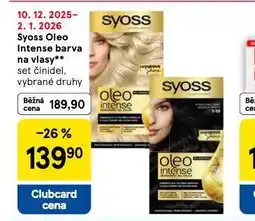 Tesco Syoss oleo intense barva na vlasy nabídka