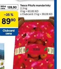 Tesco Mandarinky nabídka