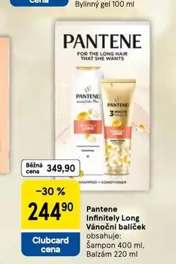 Tesco Pantene vánoční balíček nabídka