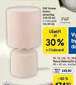 Tesco Stolní lampička nabídka