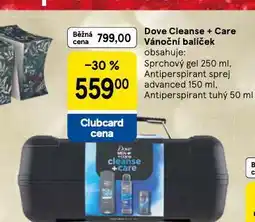 Tesco Dove cleanse + care vánoční balíček nabídka