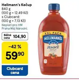 Tesco Hellmann´s kečup nabídka