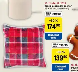 Tesco Dekorační polštář nabídka