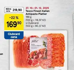 Tesco Tesco fonest italian antipasti platter nabídka