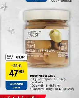 Tesco Tesco finest olivy nabídka