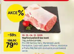Tesco Vepřová pečeně bez kosti nabídka