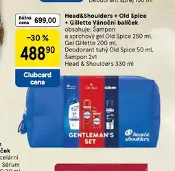 Tesco Head&shoulders + old spice vánoční balíček nabídka