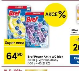 Tesco Bref power aktiv wc blok nabídka