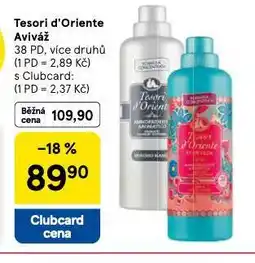 Tesco Tesori d´oriente aviváž nabídka