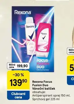 Tesco Rexona focus duo vánoční balíček nabídka