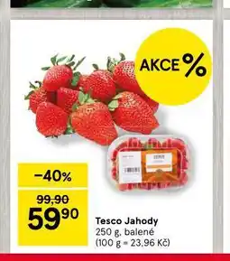 Tesco Jahody nabídka