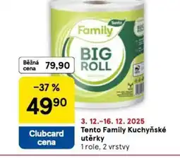 Tesco Tento Family Kuchyňské utěrky nabídka