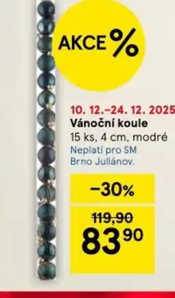 Tesco Vánoční koule nabídka