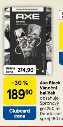 Tesco Axe Black Vánoční balíček nabídka
