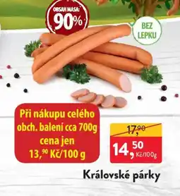 MP Krásno Královské párky nabídka