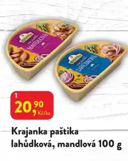 MP Krásno Krajanka paštika lahůdková, mandlová nabídka