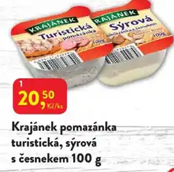 MP Krásno Krajánek pomazánka turistická, sýrová s česnekem nabídka
