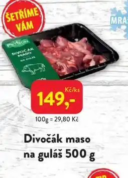 MP Krásno Divočák maso na guláš nabídka