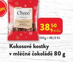 MP Krásno Kokosové kostky v mléčné čokoládě nabídka