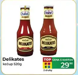 Tamda Foods Delikates kečup nabídka
