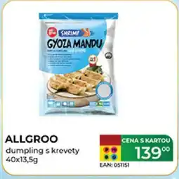 Tamda Foods ALLGROO dumpling s krevety nabídka
