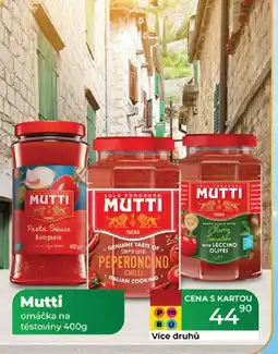 Tamda Foods Mutti omáčka na těstoviny nabídka