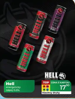 Tamda Foods Hell energetický nápoj nabídka