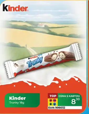 Tamda Foods Kinder Tronky nabídka