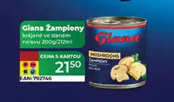 Tamda Foods Giana žampiony krájené ve slaném nálevu nabídka