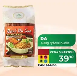 Tamda Foods DA ryžové nudle nabídka