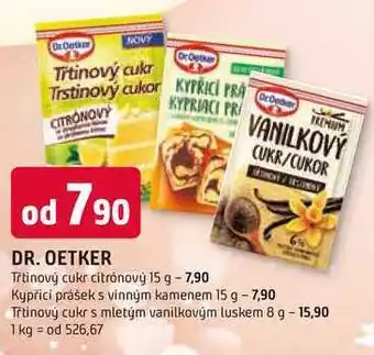 DR. OETKER Třtinový cukr citrónový 15 g