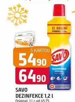 Trefa SAVO DEZINFEKCE 1,2l nabídka