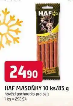 Trefa HAF MASOŇKY 10 ks/85 g hovězí pochoutka pro psy nabídka