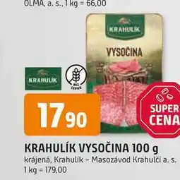 Trefa Krahulík Vysočina krájená 100g nabídka