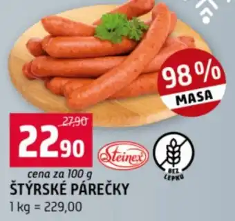 Terno Štýrské párečky nabídka