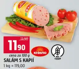 Terno Salám s kapií nabídka