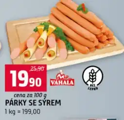 Terno Párky se sýrem nabídka