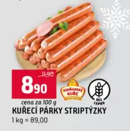 Terno Kuřecí párky striptýzky nabídka