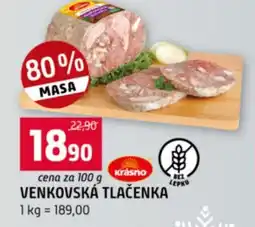 Terno Venkovská tlačenka nabídka