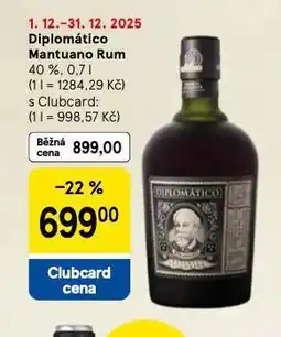 Tesco Diplomático mantuano rum nabídka