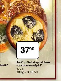 Tesco Koláč sváteční s povidlovo-tvarohovou náplní nabídka