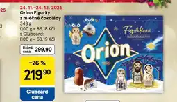 Tesco Orion figurky z mléčné čokolády nabídka