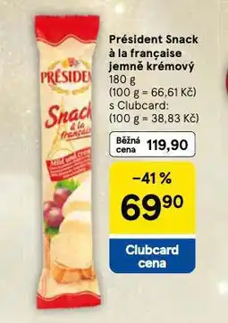 Tesco Président snack á la francaise jemně krémový nabídka