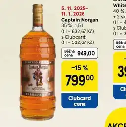 Tesco Captain morgan nabídka