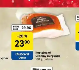 Tesco Kotelecké uzeniny burgunda nabídka