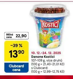 Tesco Danone kostíci nabídka