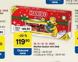 Tesco Haribo szalon mix želé nabídka