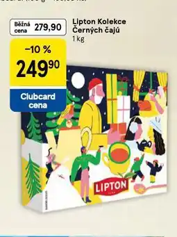 Tesco Lipton kolekce černých čajů nabídka
