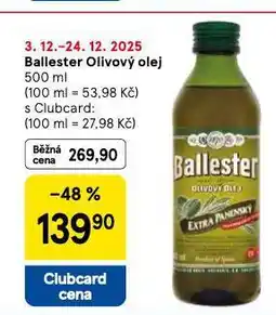Tesco Ballester olivový olej nabídka